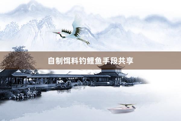 自制饵料钓鲤鱼手段共享